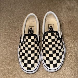 *SOLD* Vans checkerboard slip on